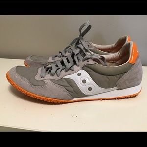 Saucony Originals Bullet Sneaker Gray & Orange